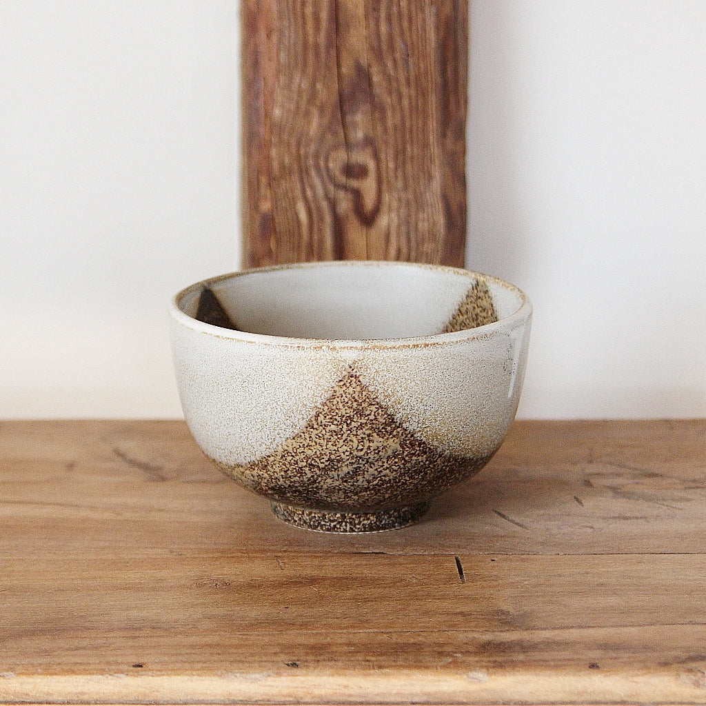 Triangle Bowl beige/brown