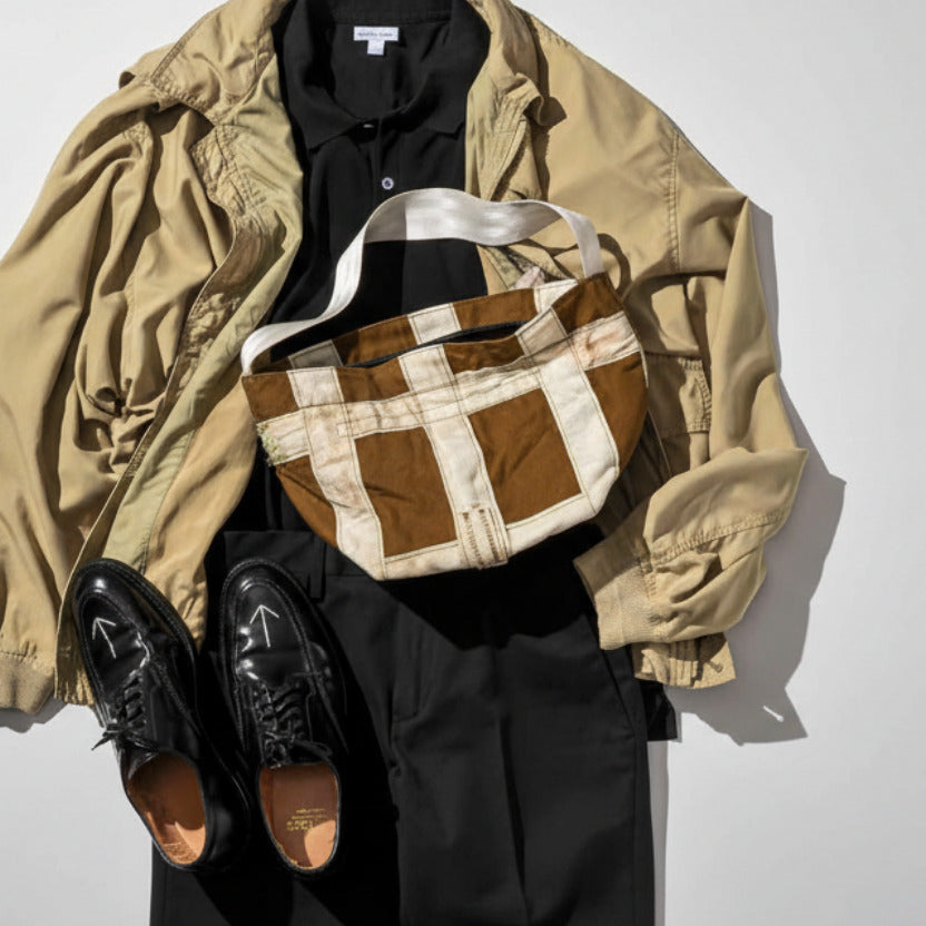 Vintage Brown Parachute Bag Small – Peter Fields