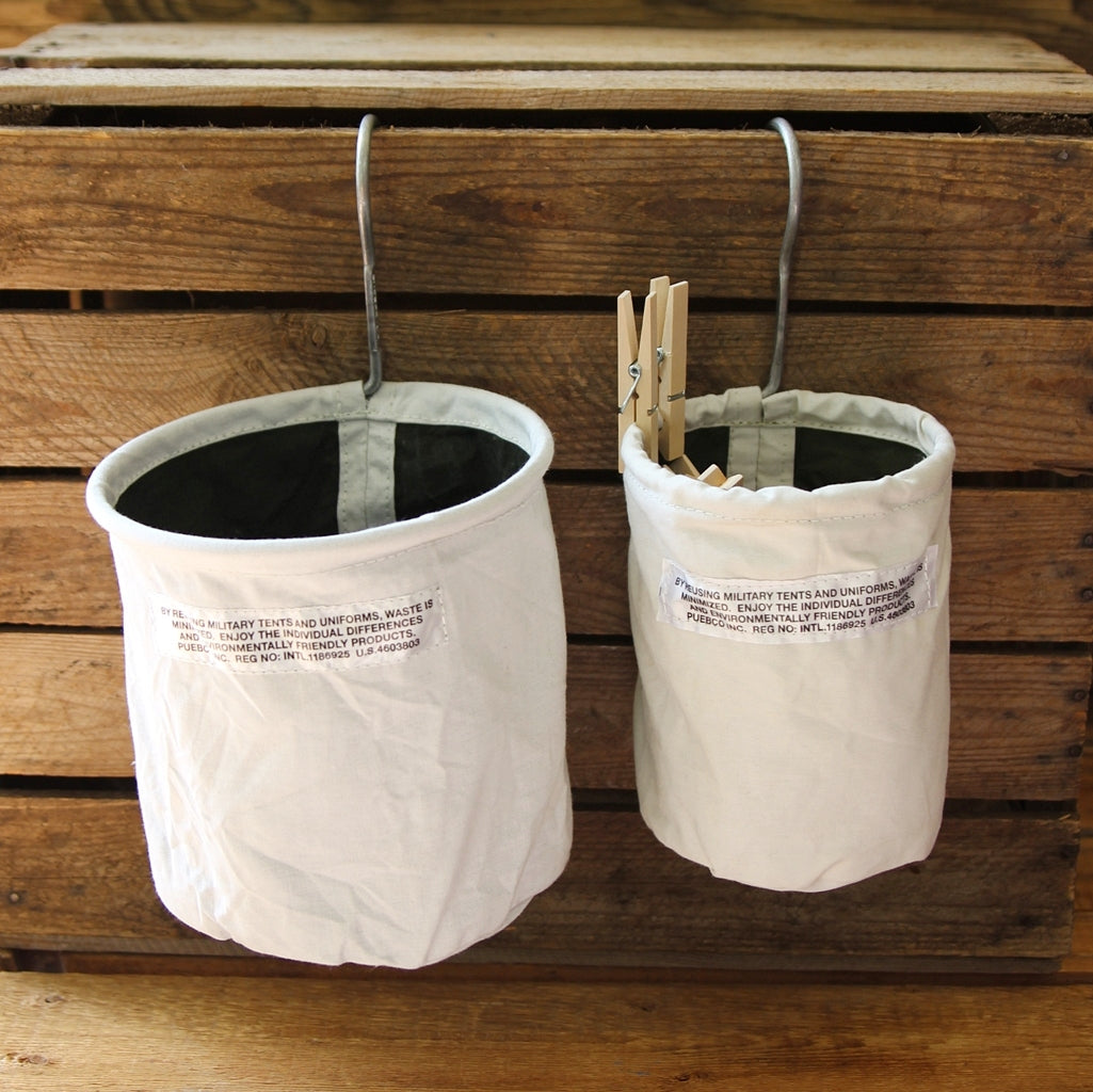 Vintage Fabric Hook Basket