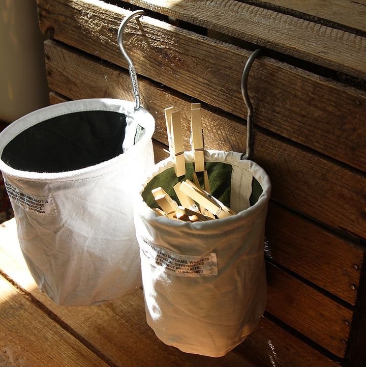 Vintage Fabric Hook Basket