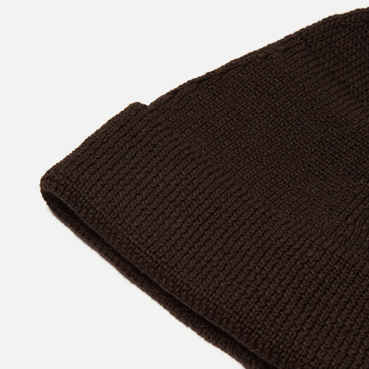 Watch Cap Merino Knit - Brown