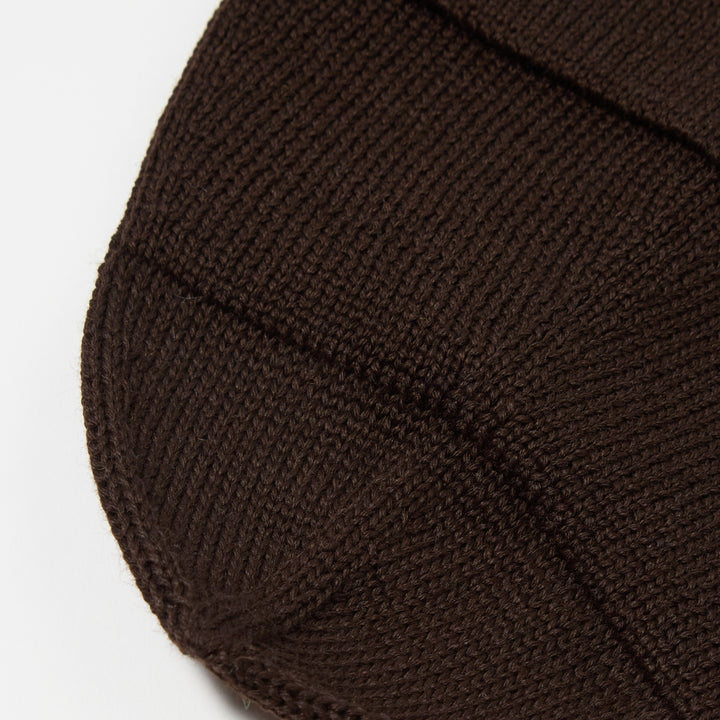 Watch Cap Merino Knit - Brown