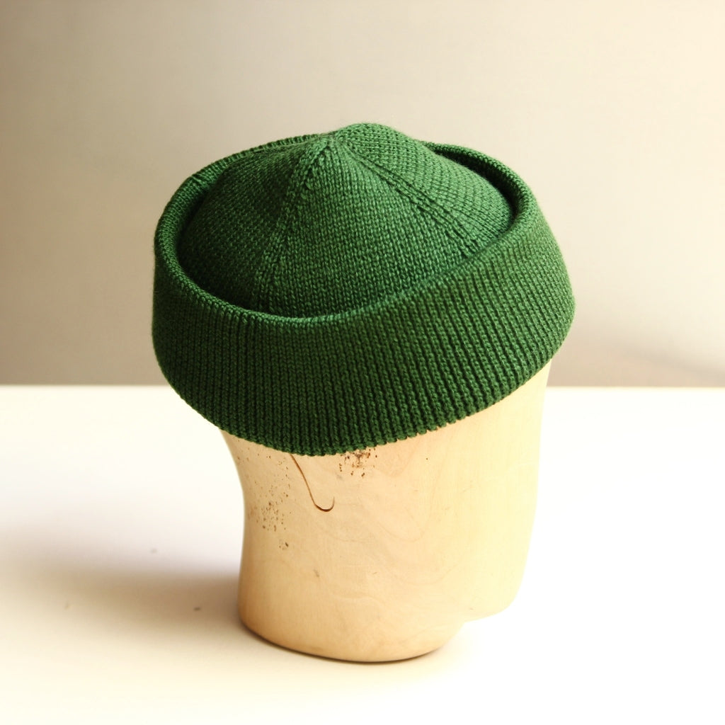 Watch Cap Merino Knit - Green