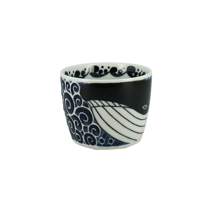 Whale Porcelain Soba Cup