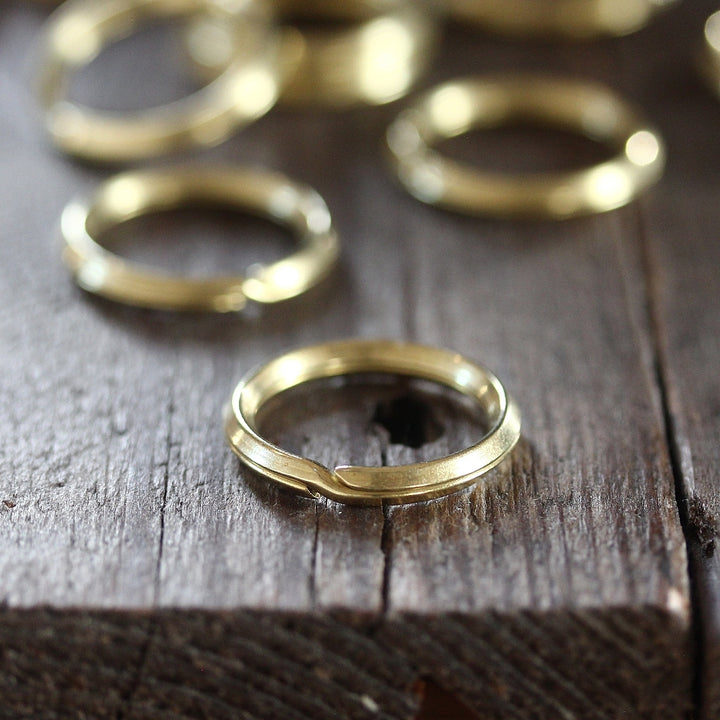 Wire Split Ring Brass