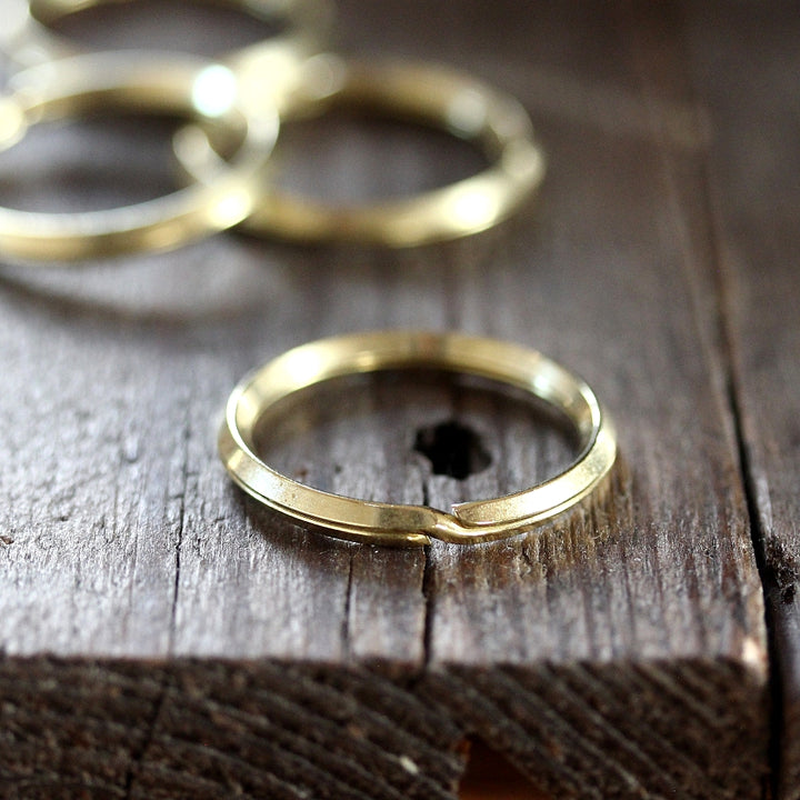 Wire Split Ring Brass