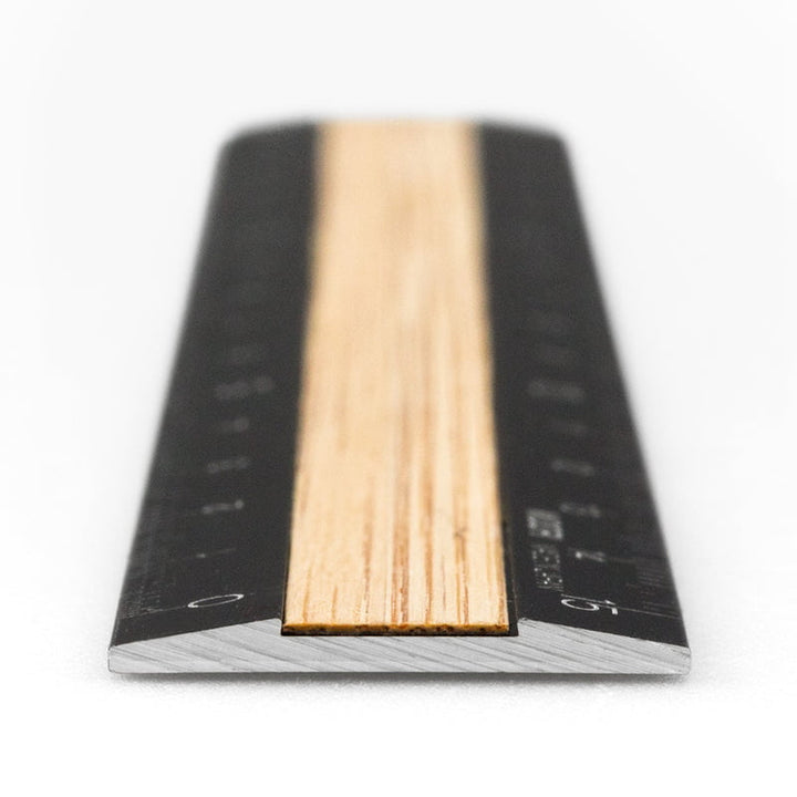Wooden Ruler Black - 15 cm