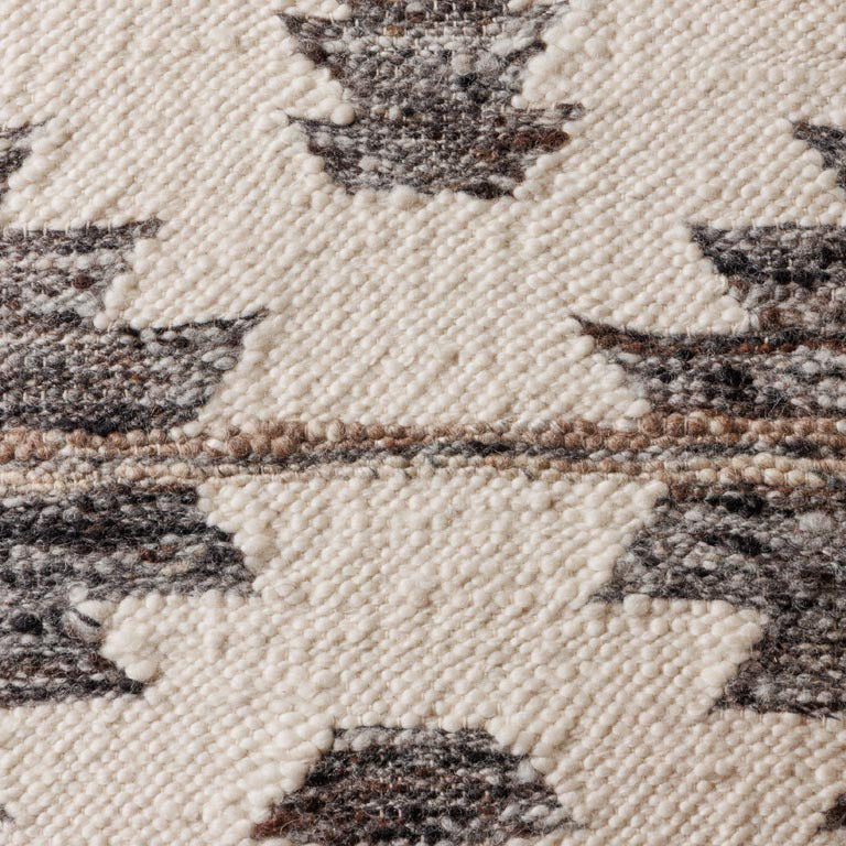 Wool Cushion Dark Pattern