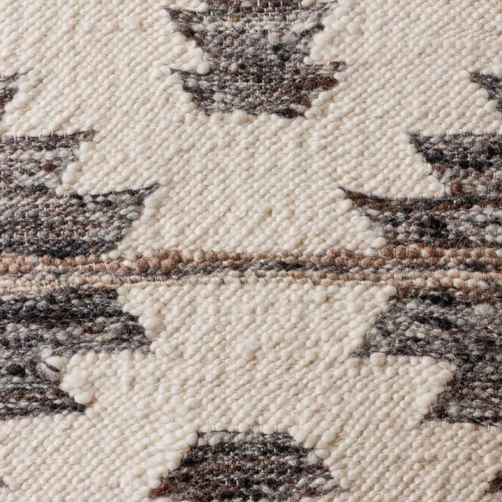 Wool Cushion Dark Pattern