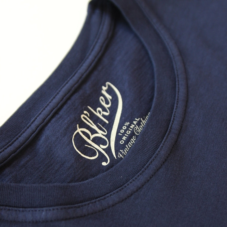 T-shirt basique bleu marine