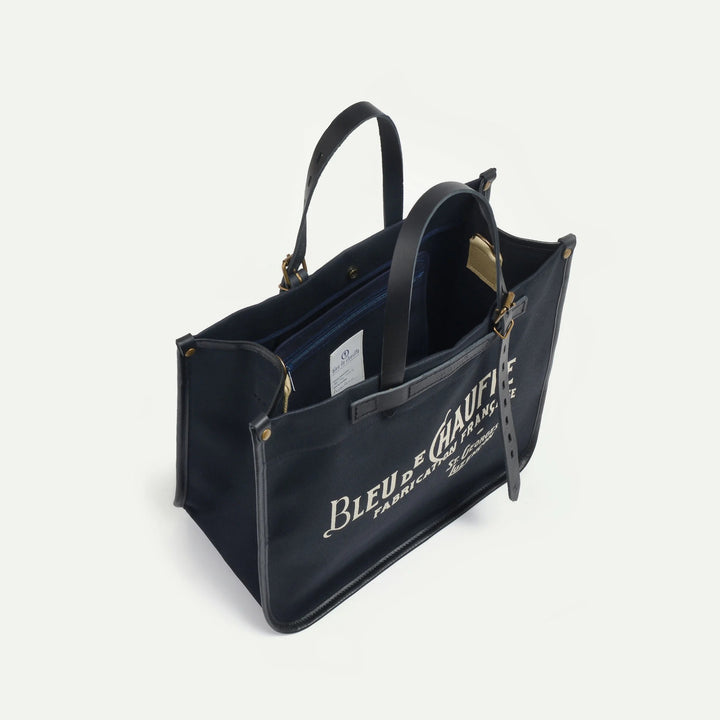 Innenansicht der Bazar Canvas Tasche mit großem Hauptfach