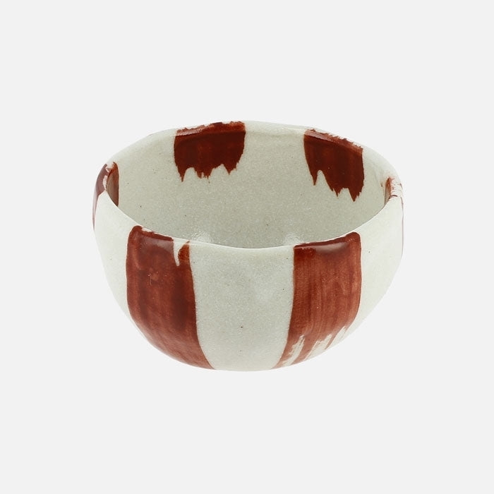 Ceramic Mini Bowl – Brushstroke Red
