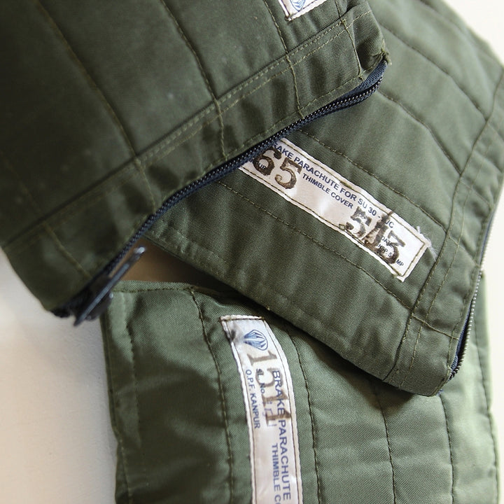 Vintage Brake Parachute Quilted Pouch