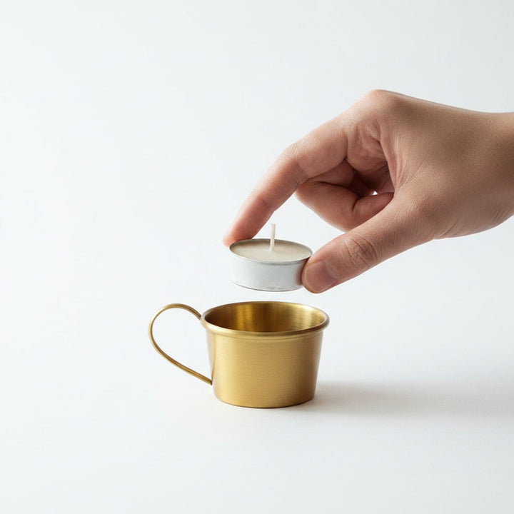Brass Candle Cup