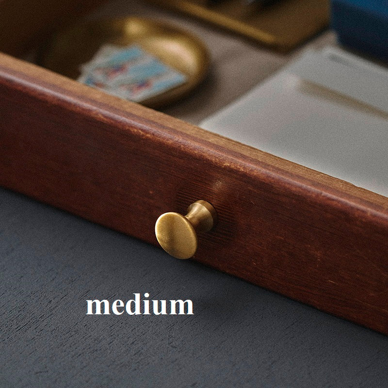 Brass Knobs Round