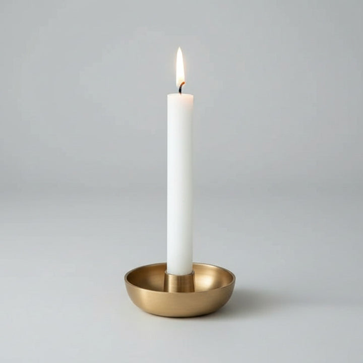 Bougeoir en laiton