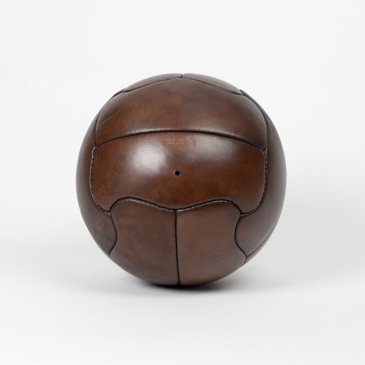 Vintage Leather Football Duplo T 1950