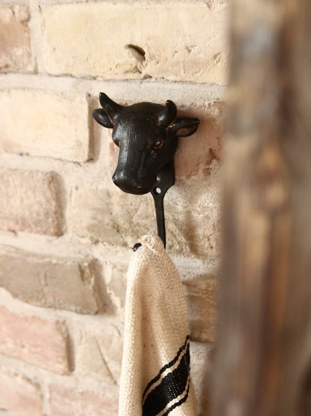 Crochet de taureau brun