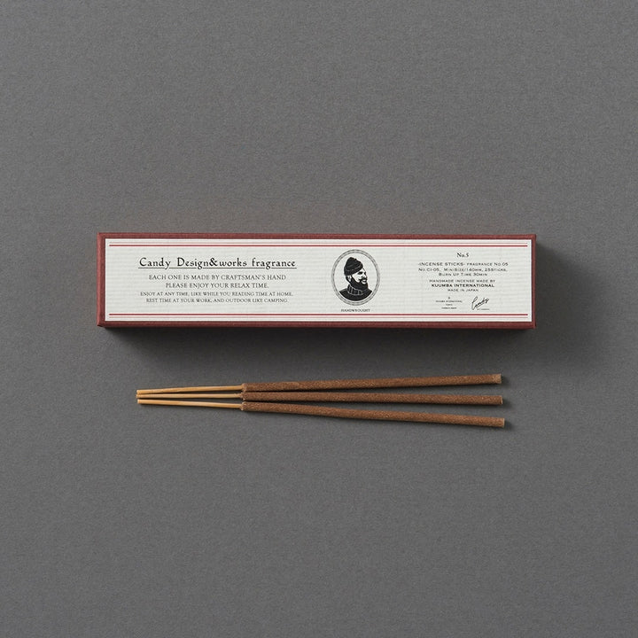 C.D.W. Fragrance No. 05 Räucherstäbchen von Candy Design & Works, handgefertigt in Japan