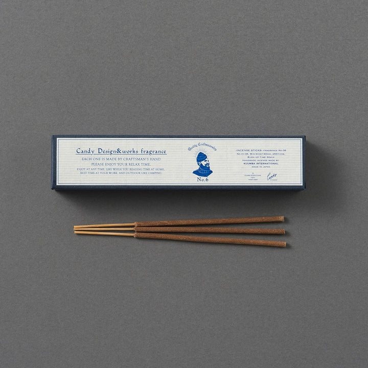 C.D.W. Fragrance No. 06 Räucherstäbchen von Candy Design & Works, handgefertigt in Japan