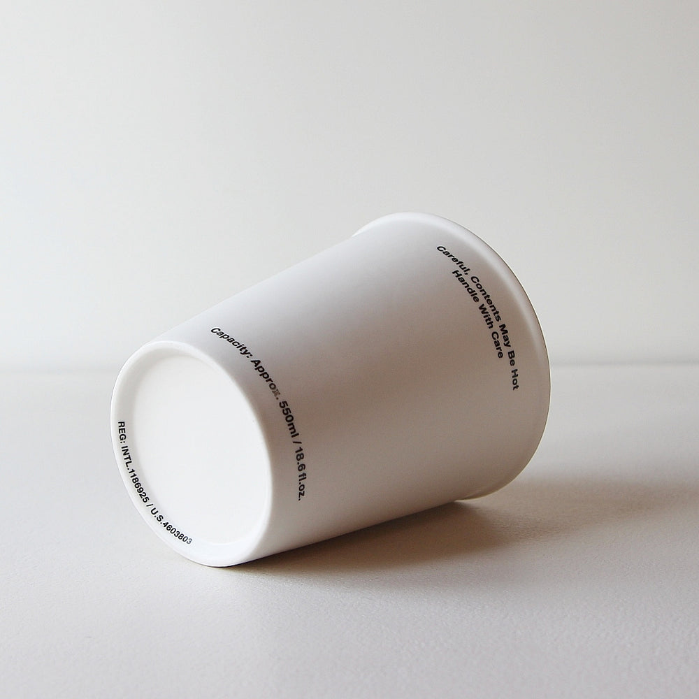 Ceramic Not Paper Cup Instant Noodle aus Keramik Unterseite.