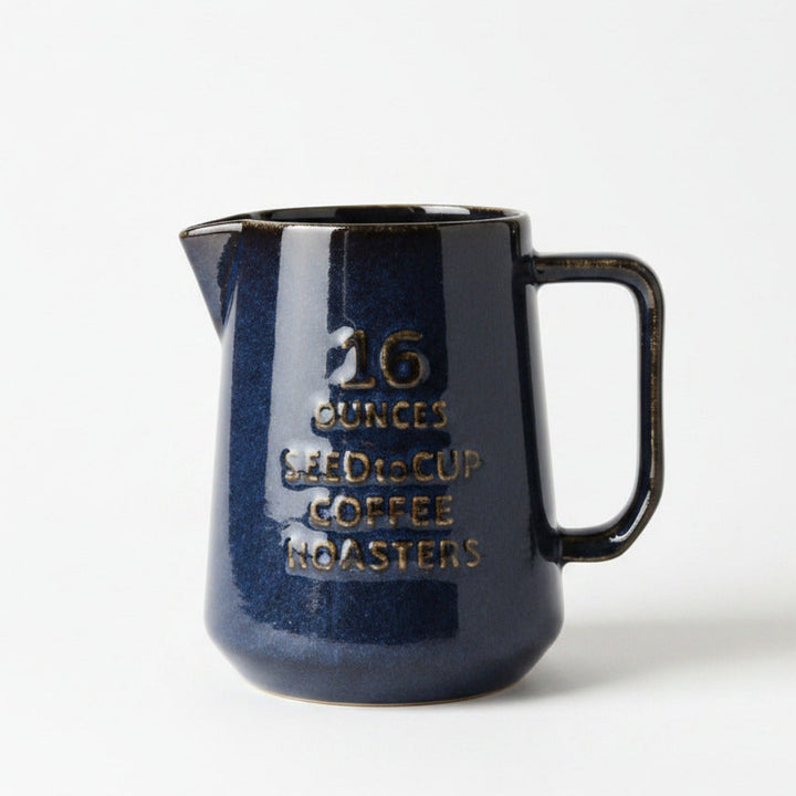 Coffee Roasters Pitcher Navy