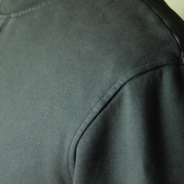 Crewneck Jersey Fleece Stanford in Faded Black