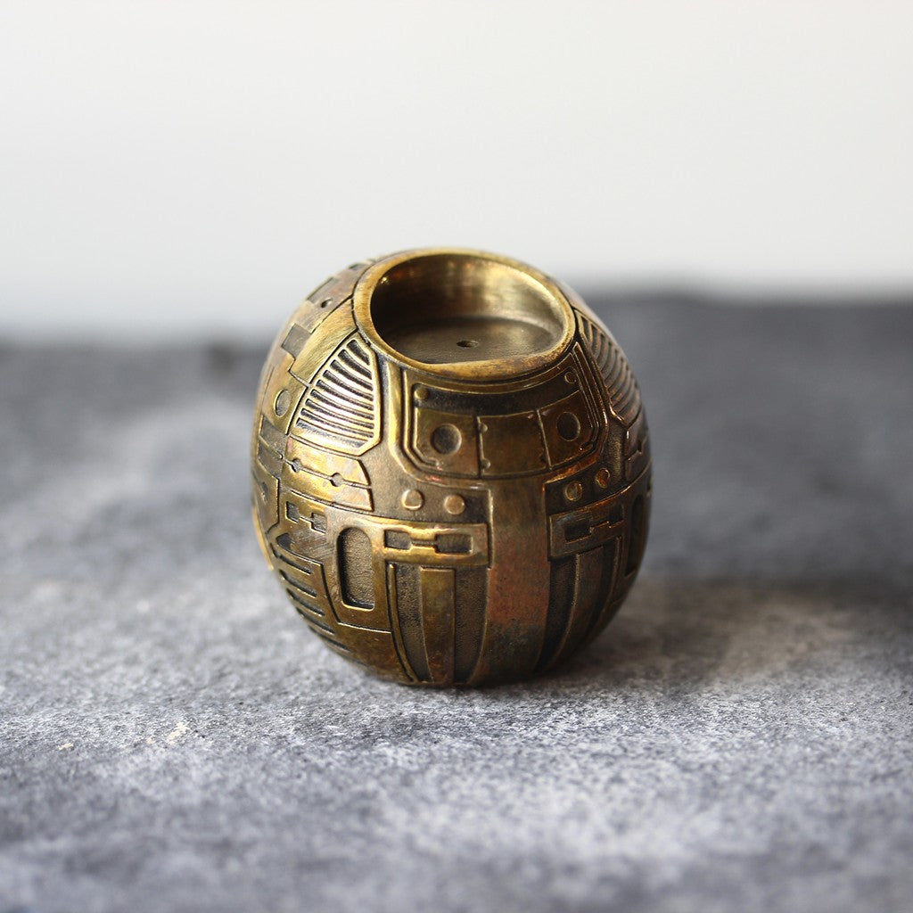 Daruma Incense Holder – Brass