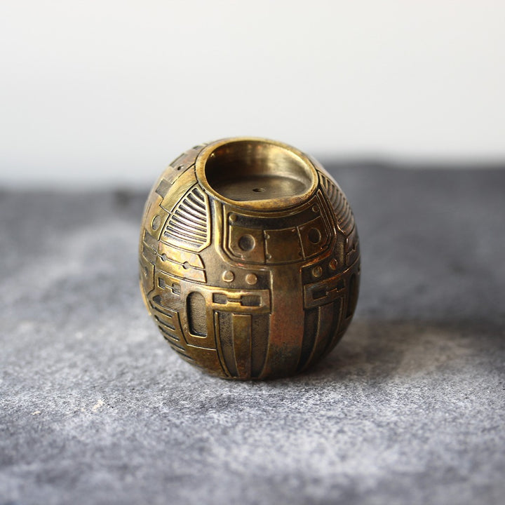 Daruma Incense Holder – Brass