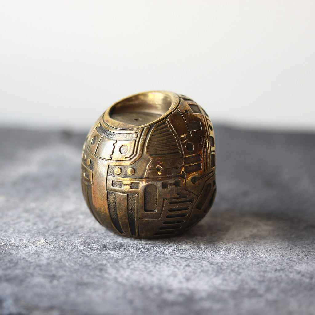 Daruma Incense Holder – Brass