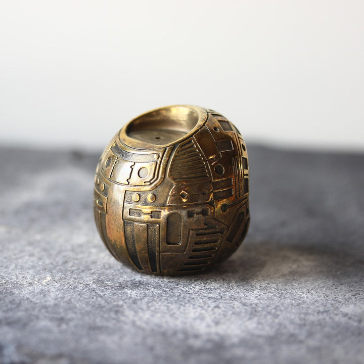 Daruma Incense Holder – Brass