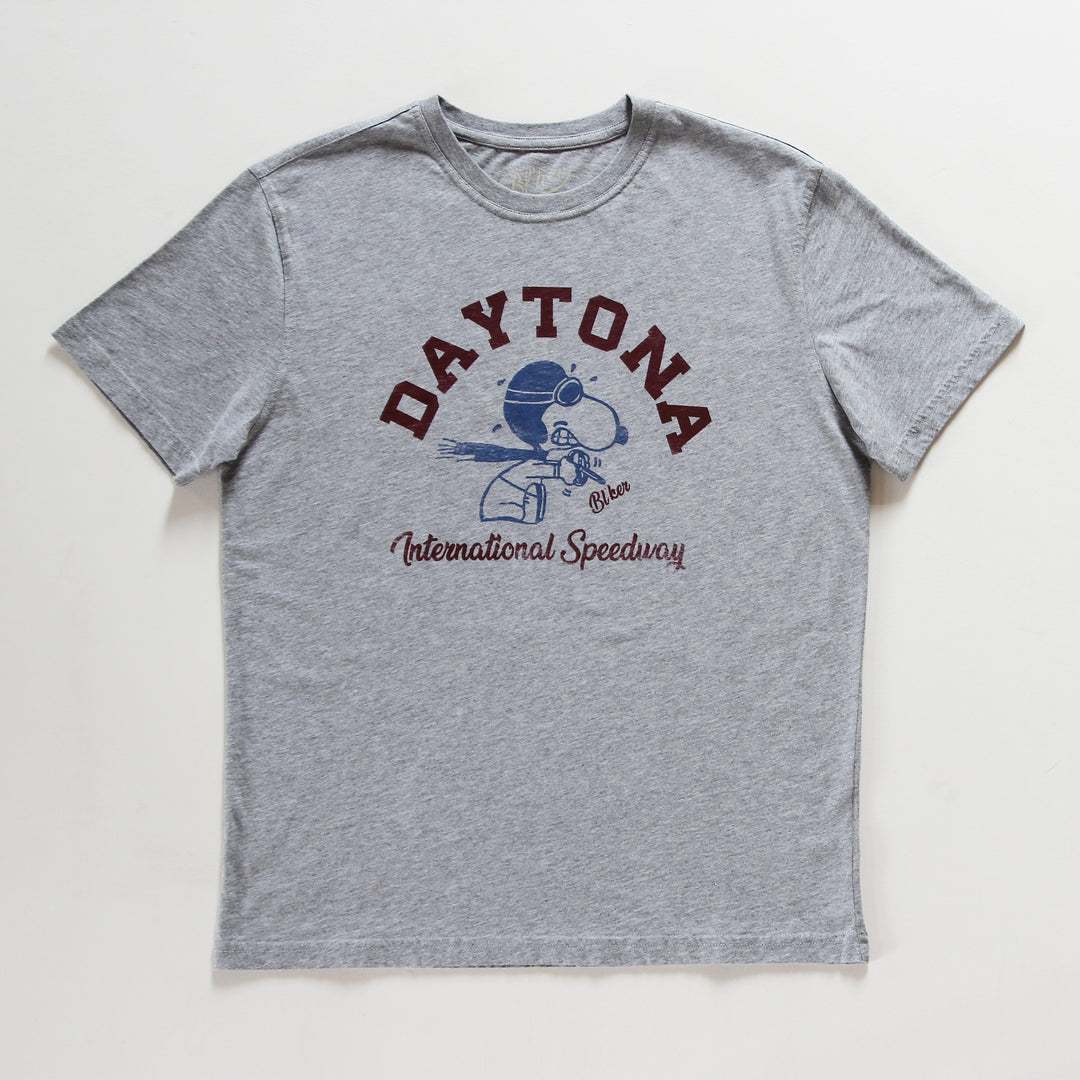 Bl’ker Daytona Graphic Tee Grey Melange mit Frontprint