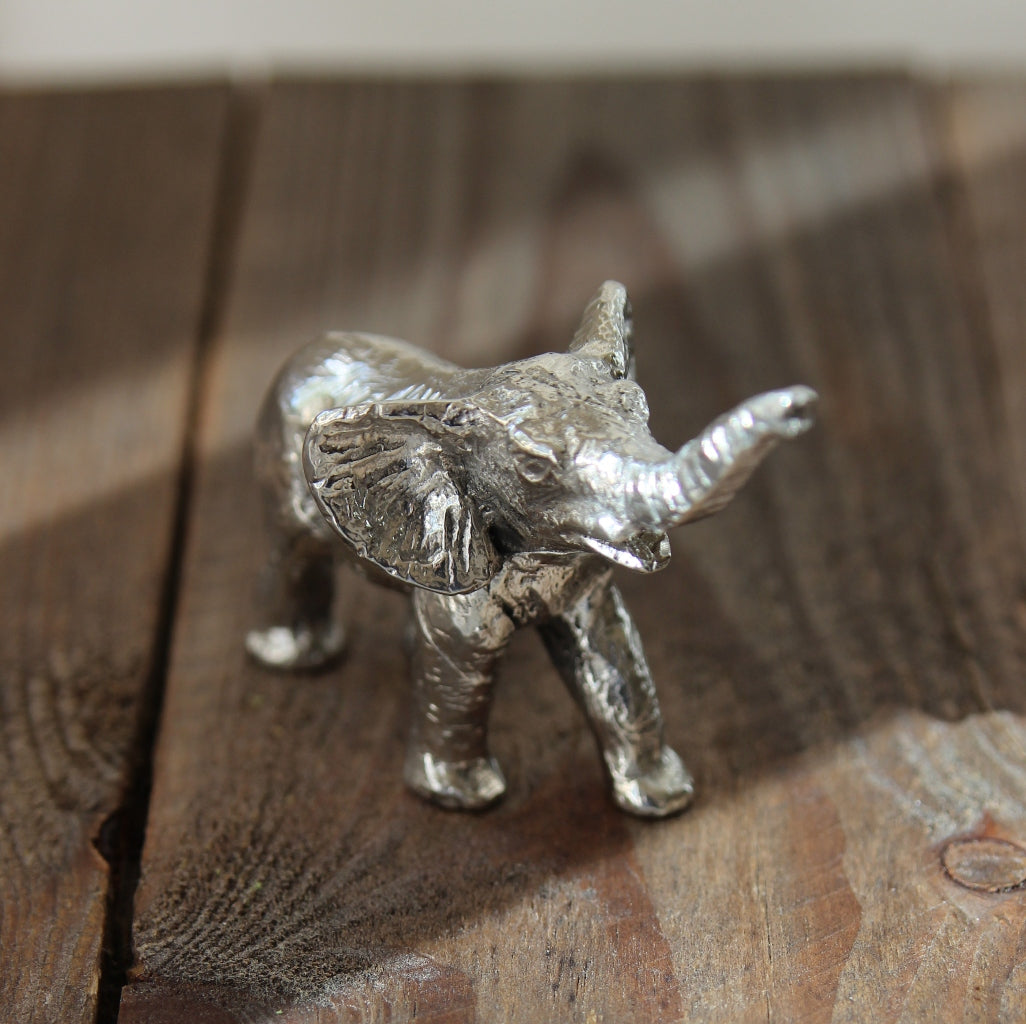 Elefant Skulptur aus Hartzinn von Cosi Tabellini