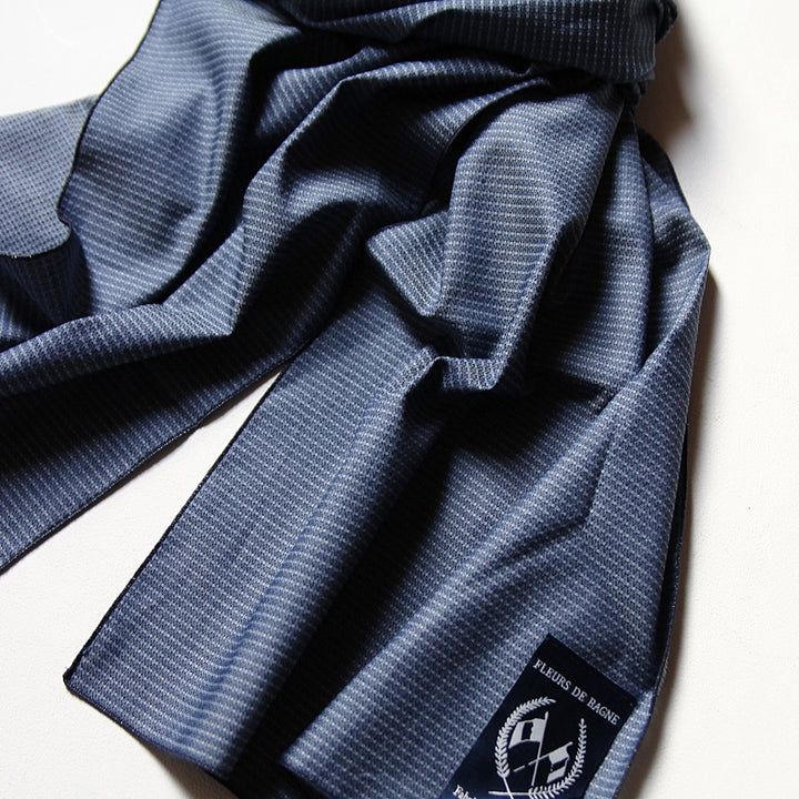 Le Chèche – Indigo Jacquard
