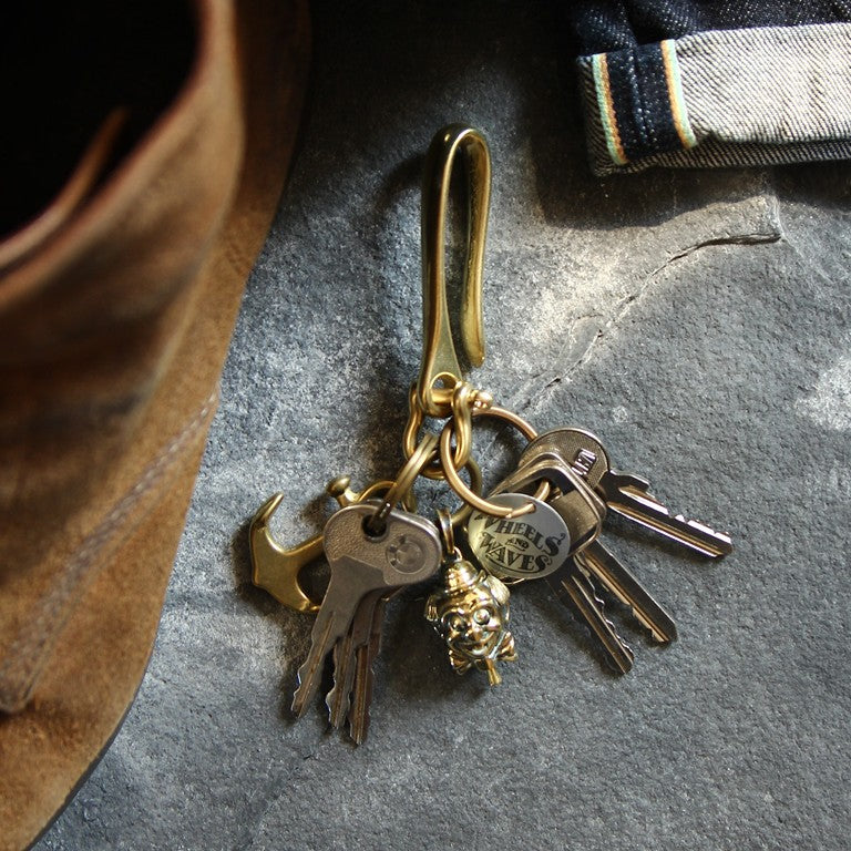 Fishhook Solid Brass