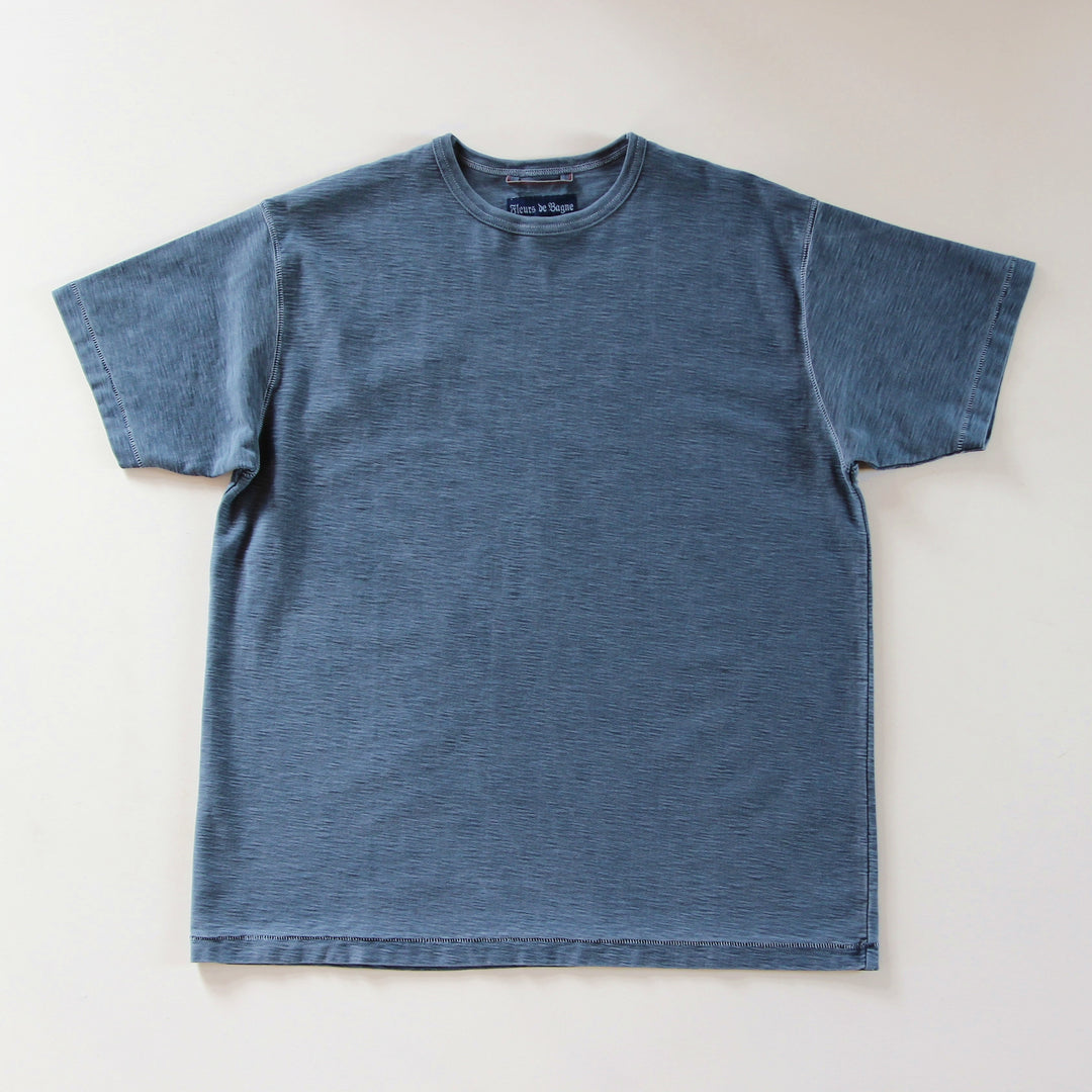 Fleurs de Bagne Le Tricot Basic T-Shirt in Vintage Navy