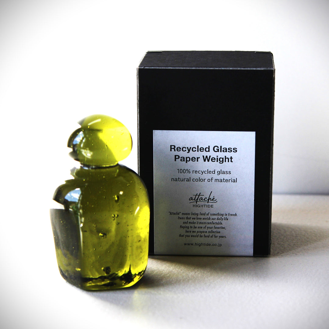 Attache Recycled Glass Paperweight
