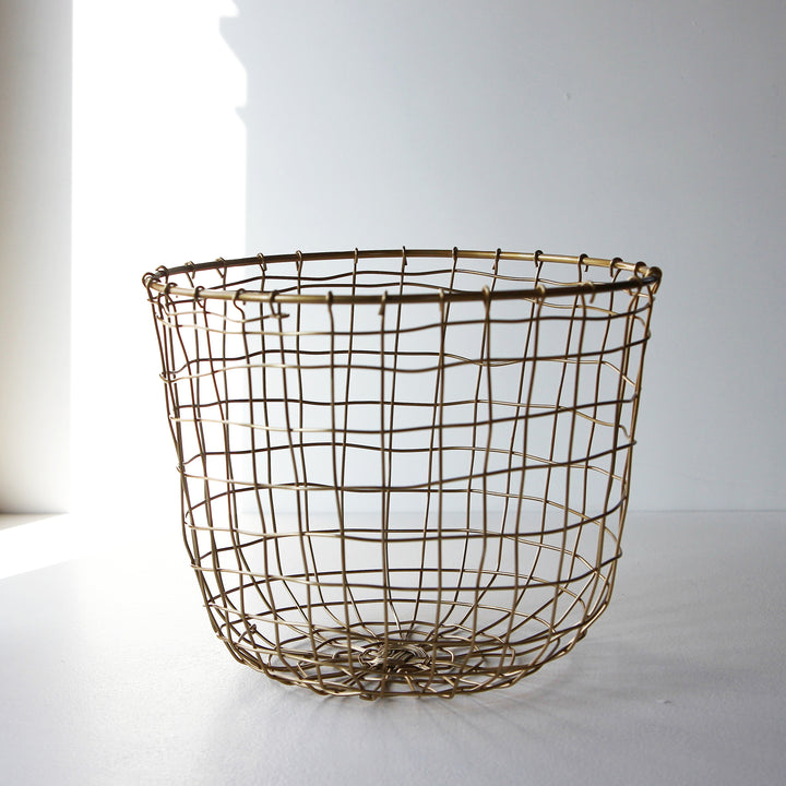 Iron Wire Basket Round - Medium