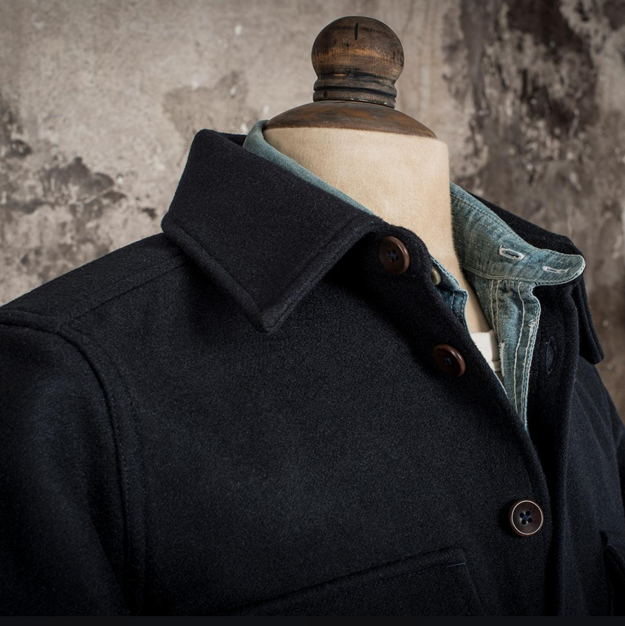 La Surchemise Baroudeur Wool Navy