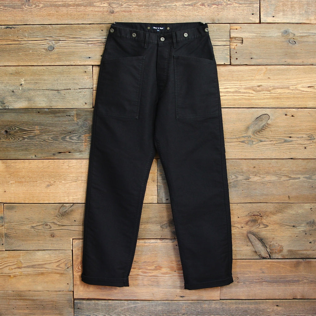 Le Pantalon Penitencier Moleskine Noir