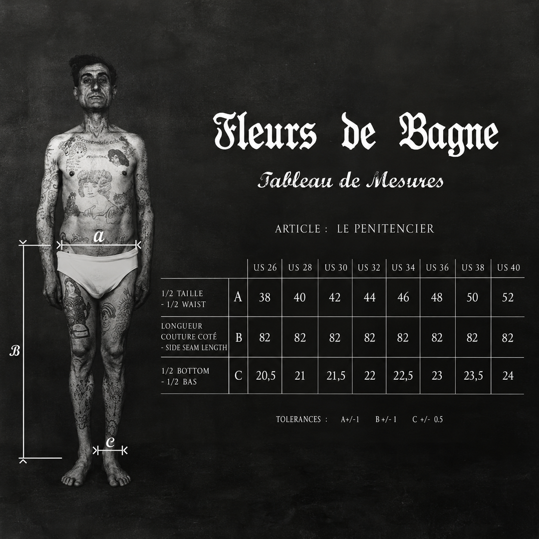 Le Pantalon Penitencier Moleskine Noir