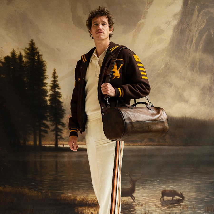 Leather gym bag for men new arrivals