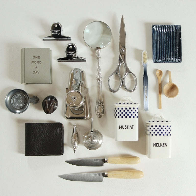 Living essentials – kitchen tools, small objects and accessories for everyday use
