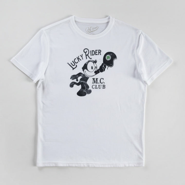 T-shirt graphique Lucky Rider blanc
