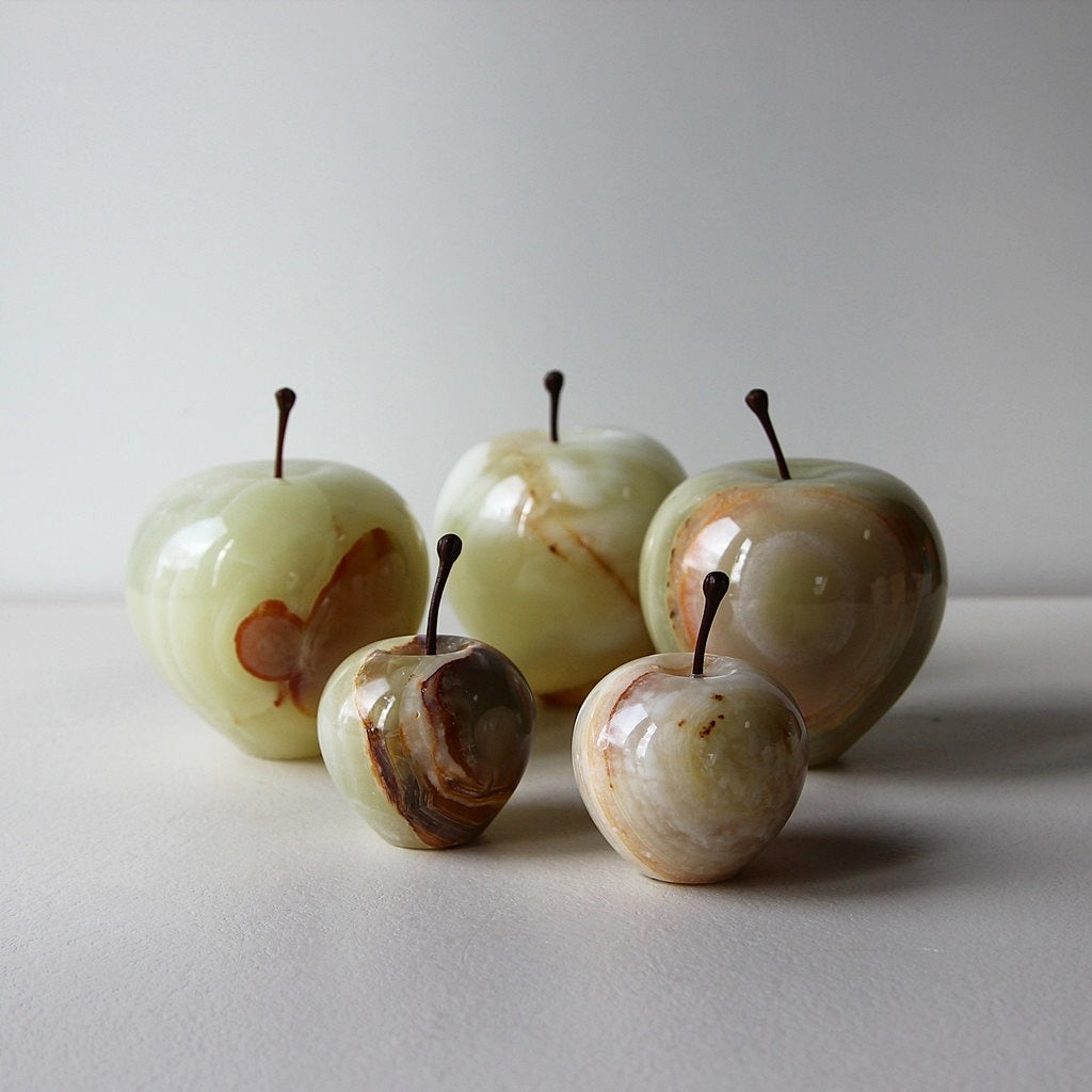 Marble Apple aus Marmor in verschiedenen Farben und Größen