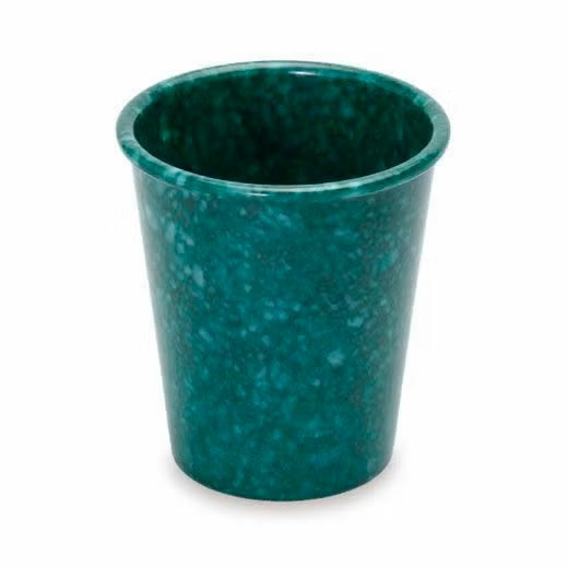 Marbled Melamine Cup - Dark Green