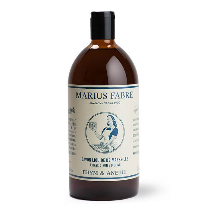 Marseille Liquid Soap Thyme & Dill 1 L