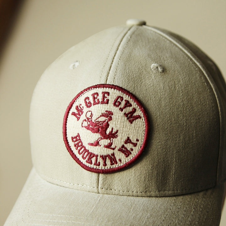 Mc Gee Gym Trucker Cap Sand Vintage Wash