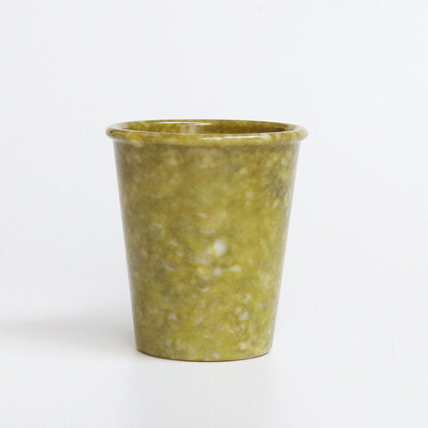Marbled Melamine Cup - Mustard