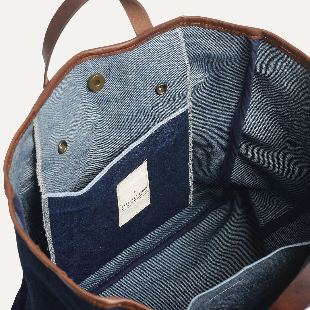 Meline Denim Shopper